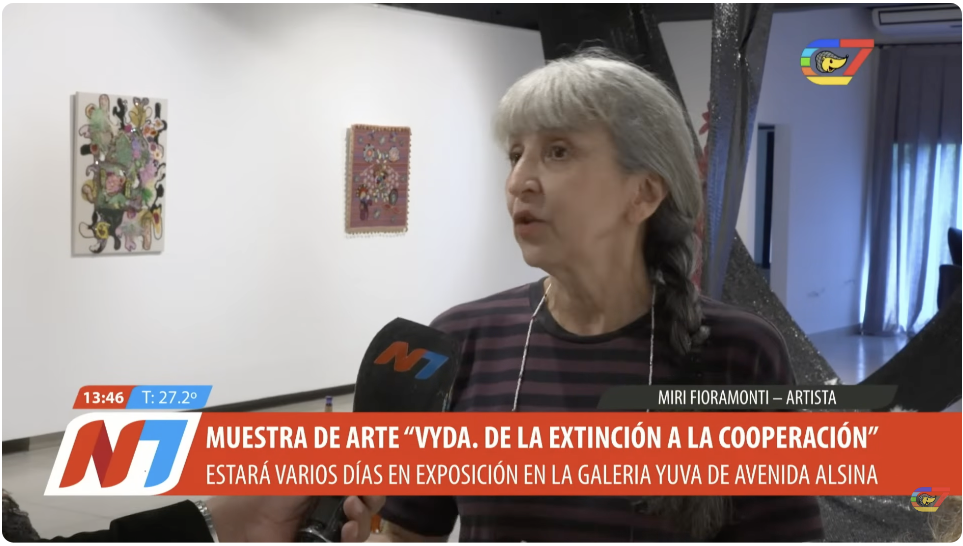 Thumbnail de la nota de video sobre la muestra VYDA